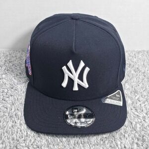 New Era 9FIFTY New York Yankees A-Frame 75th World Series Patch Snapback Hat Cap